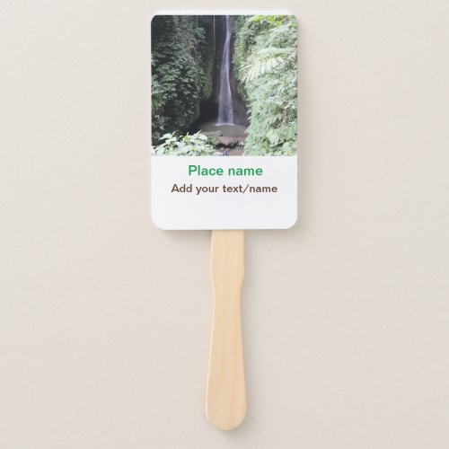 water ocean beach photo add name text place summer hand fan