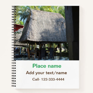 water ocean beach photo add name text place summer notebook