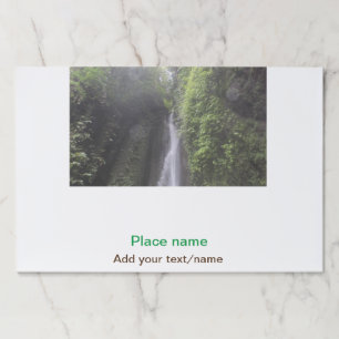 water ocean beach photo add name text place summer paper pad