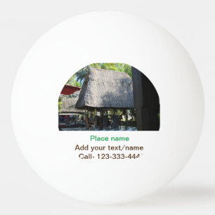 water ocean beach photo add name text place summer ping pong ball