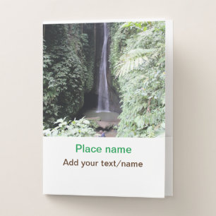 water ocean beach photo add name text place summer pocket folder