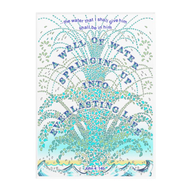 Water of Life Acrylic Print (Front)