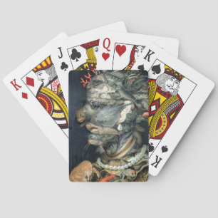 Water, (oil on canvas), Arcimboldo, Giuseppe Poker Cards