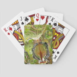 Water on dandelion seed, CA Poker Cards