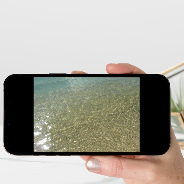 Water on the Beach I Abstract Nature Photography (Front Digital)