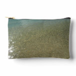 Water on the Beach I Abstract Nature Photography Accessory Pouch