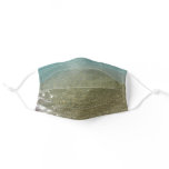 Water on the Beach I Abstract Nature Photography Adult Cloth Face Mask