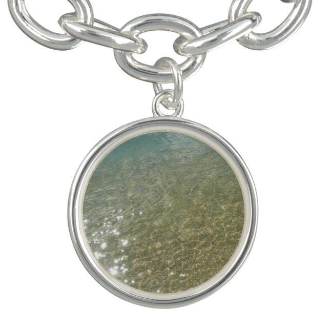 Water on the Beach I Abstract Nature Photography Bracelet (Design)