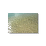 Water on the Beach I Abstract Nature Photography Canvas Print