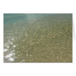 Water on the Beach I Abstract Nature Photography Card