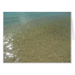 Water on the Beach I Abstract Nature Photography Card
