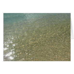 Water on the Beach I Abstract Nature Photography Cards