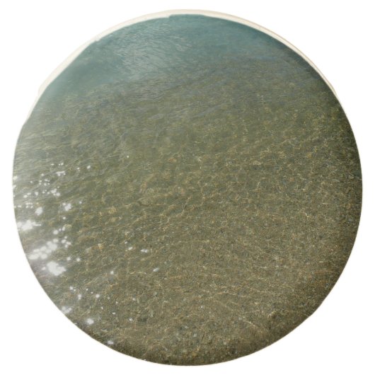 Water on the Beach I Abstract Nature Photography Chocolate Covered Oreo (Front)