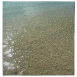 Water on the Beach I Abstract Nature Photography Cloth Napkin