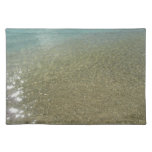 Water on the Beach I Abstract Nature Photography Cloth Placemat