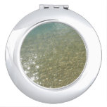 Water on the Beach I Abstract Nature Photography Compact Mirror