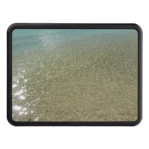 Water on the Beach I Abstract Nature Photography Hitch Cover