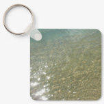 Water on the Beach I Abstract Nature Photography Keychain