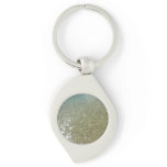 Water on the Beach I Abstract Nature Photography Keychain