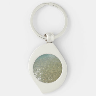 Water on the Beach I Abstract Nature Photography Keychain