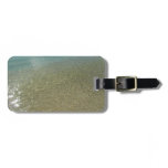 Water on the Beach I Abstract Nature Photography Luggage Tag