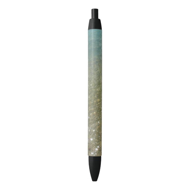 Water on the Beach I Abstract Nature Photography Pen (Front Vertical)