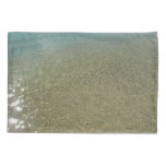 Water on the Beach I Abstract Nature Photography Pillow Case