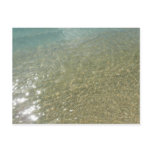 Water on the Beach I Abstract Nature Photography Postcard