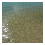 Water on the Beach I Abstract Nature Photography Poster