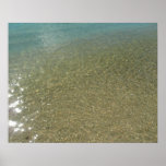 Water on the Beach I Abstract Nature Photography Poster