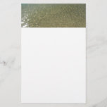 Water on the Beach I Abstract Nature Photography Stationery