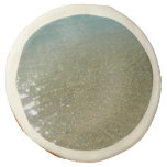 Water on the Beach I Abstract Nature Photography Sugar Cookie