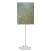 Water on the Beach I Abstract Nature Photography Table Lamp (Left)