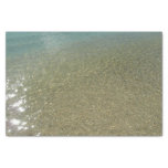 Water on the Beach I Abstract Nature Photography Tissue Paper