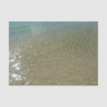 Water on the Beach I Abstract Nature Photography Tissue Paper