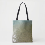 Water on the Beach I Abstract Nature Photography Tote Bag