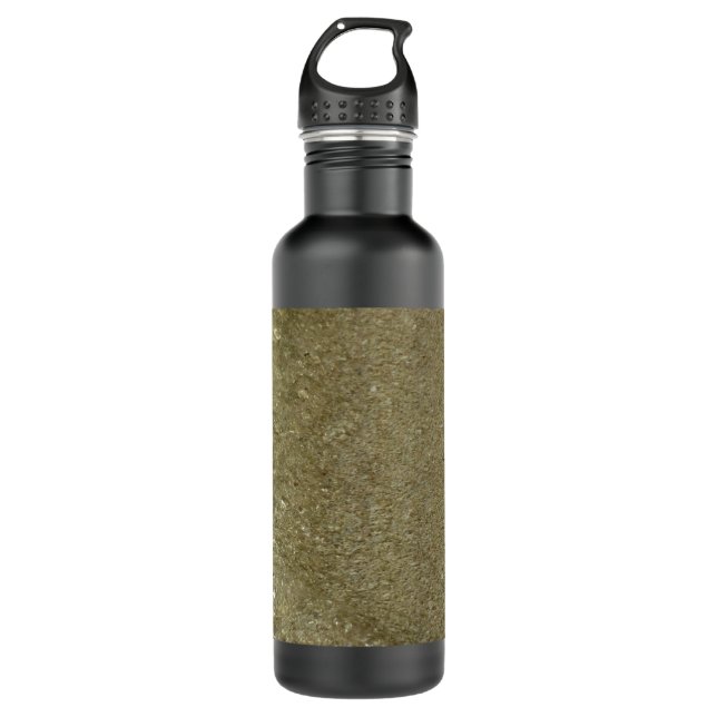 Water on the Beach II Abstract Nature Photography Bottle (Front)