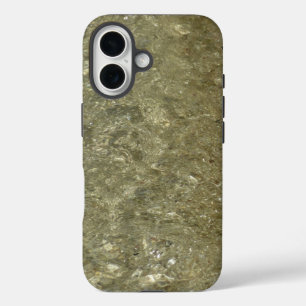 Water on the Beach II Abstract Nature Photography iPhone 16 Case