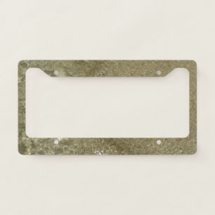 Water on the Beach II Abstract Nature Photography License Plate Frame