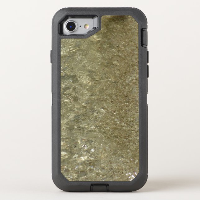 Water on the Beach II Abstract Nature Photography Otterbox iPhone Case (Back)