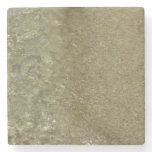 Water on the Beach II Abstract Nature Photography Stone Coaster