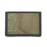 Water on the Beach II Abstract Nature Photography Tri-fold Wallet