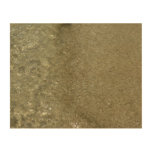 Water on the Beach II Abstract Nature Photography Wood Wall Decor