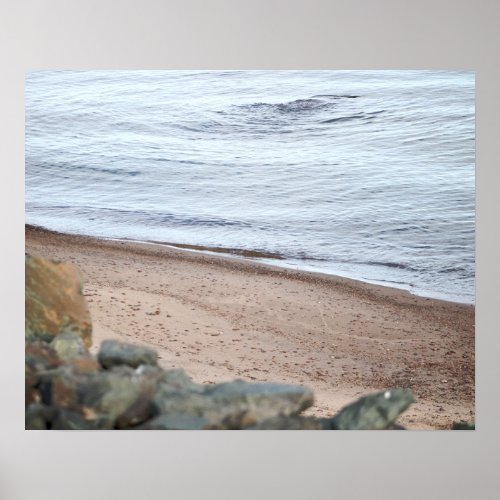 Water on the Lakeshore Color 16x20 Poster
