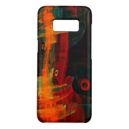 Water Orange Red Blue Modern Abstract Art Pattern Case-Mate Samsung Galaxy S8 Case