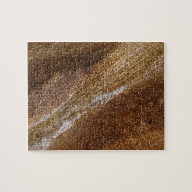 Water over Granite at Franconia Notch Flume Jigsaw Puzzle (Horizontal)