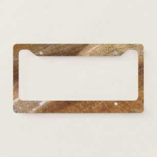 Water over Granite at Franconia Notch Flume License Plate Frame