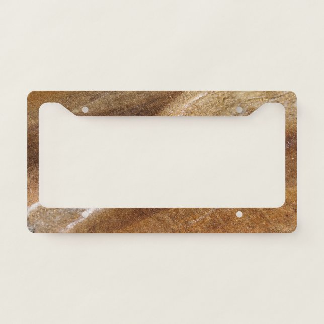 Water over Granite at Franconia Notch Flume License Plate Frame (Front)