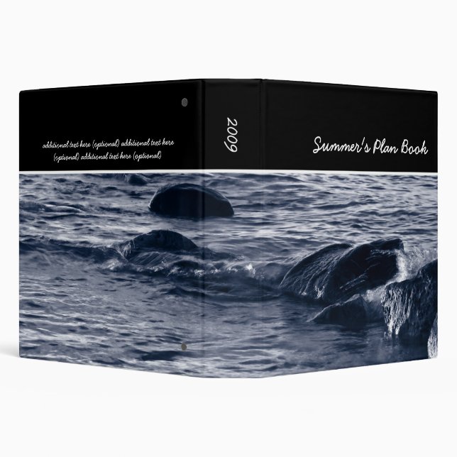Water over Rocks 1.5" Binder (Background)