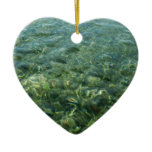 Water over Sea Grass I Caribbean Nature Ceramic Ornament
